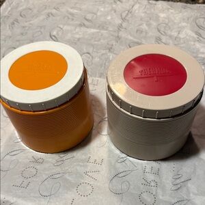 Thermos brand food containers, vintage